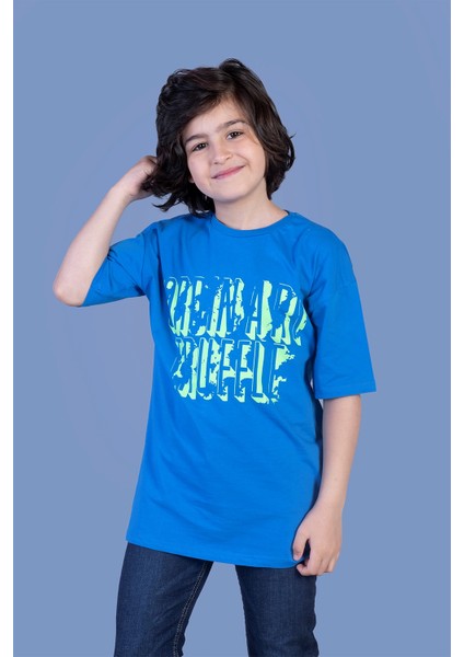 Toontoy Erkek Çocuk Yazı Baskılı Tişört