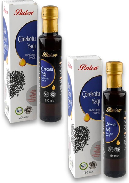 Çörek Otu Yağı Soğuk Pres 2 x 250 ml