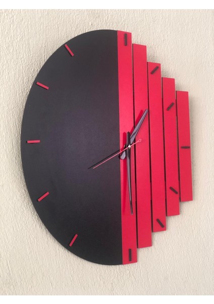 Modern Dekoratif Ahşap Duvar Saati