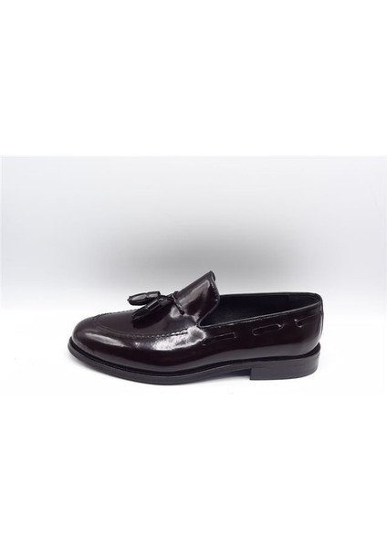 Corçuk Stil Püsküllü Erkek Ayakkabı M01 Bordo 47