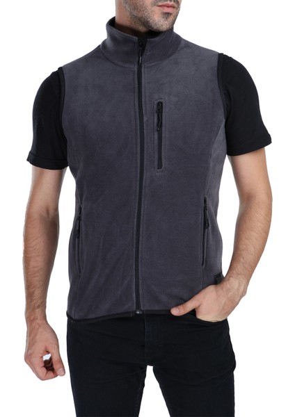 Erkek Çok Cepli Outdoor Polar Yelek