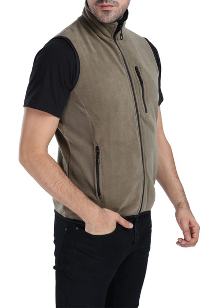 Erkek Çok Cepli Outdoor Polar Yelek