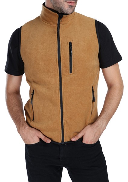 Erkek Çok Cepli Outdoor Polar Yelek