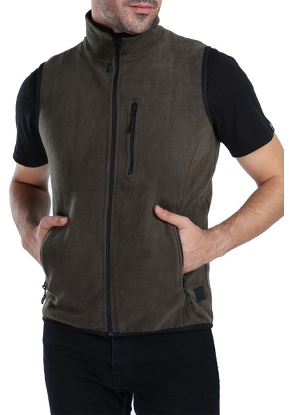 Erkek Çok Cepli Outdoor Polar Yelek