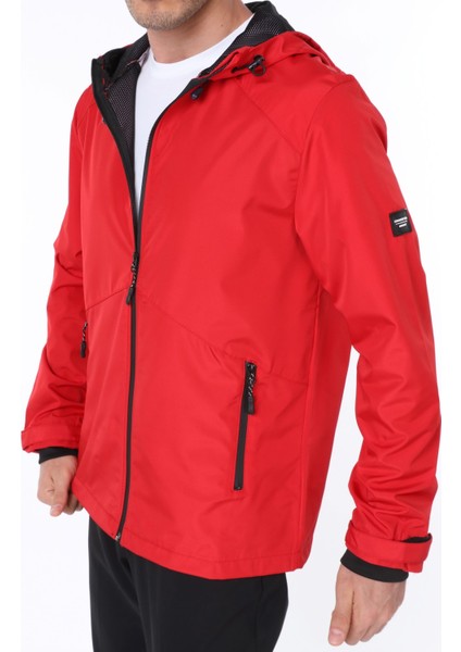 Erkek Rüzgarlık/Yağmurluk Outdoor Omuz Detaylı Mevsimlik Spor Ceket