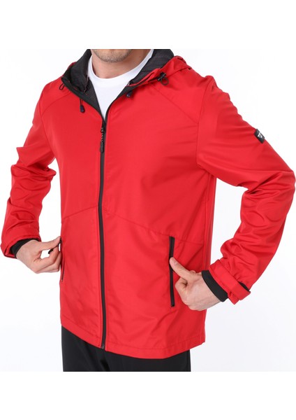 Erkek Rüzgarlık/Yağmurluk Outdoor Omuz Detaylı Mevsimlik Spor Ceket