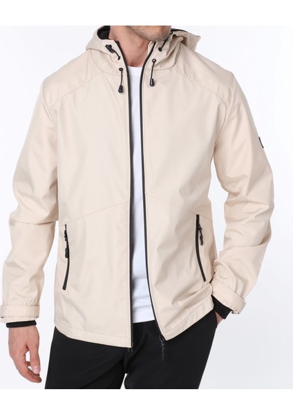 Erkek Rüzgarlık/Yağmurluk Outdoor Omuz Detaylı Mevsimlik Spor Ceket
