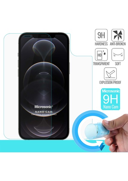 Apple iPhone 12 Pro Ön + Arka Nano Cam Ekran Koruyucu