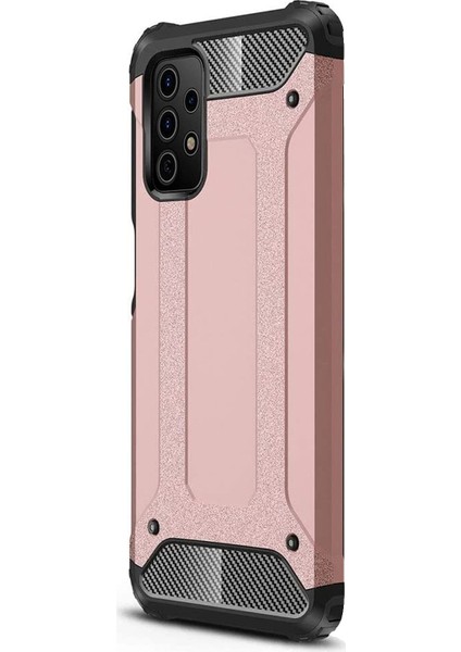 Samsung Galaxy A72 Kılıf Rugged Armor Rose Gold