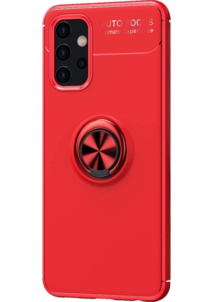 Samsung Galaxy A32 4g Kılıf Kickstand Ring Holder Kırmızı