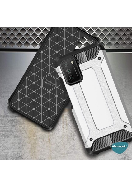 Xiaomi Poco M3 Kılıf Rugged Armor Rose Gold