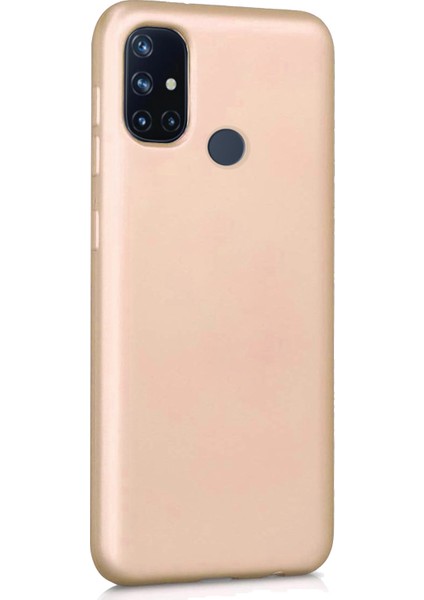 Matte Silicone Oneplus Nord N10 5g Kılıf Gold