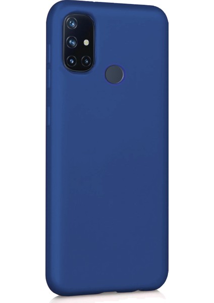 Matte Silicone Oneplus Nord N10 5g Kılıf Lacivert