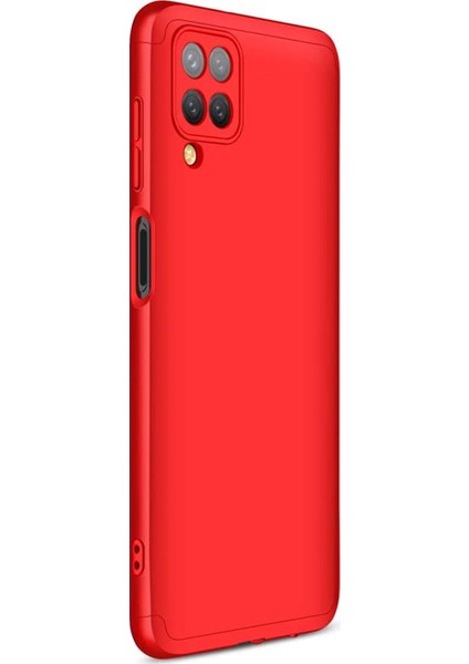 Samsung Galaxy A12 Kılıf Double Dip 360 Protective Kırmızı fiyatları