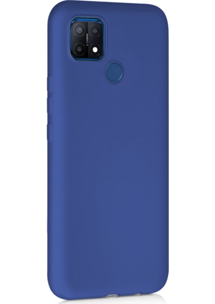 Matte Silicone Oppo A15S Kılıf Lacivert fiyatları