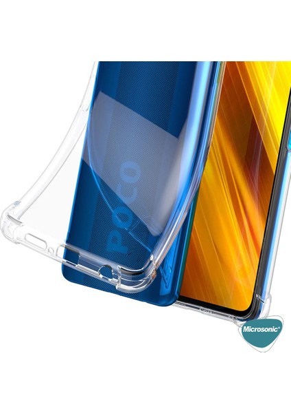 Xiaomi Poco X3 Pro Kılıf Shock Absorbing Şeffaf