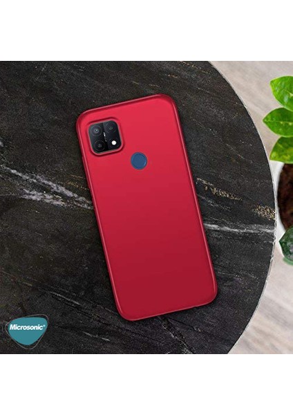 Matte Silicone Oppo A15S Kılıf Gold indirimleri