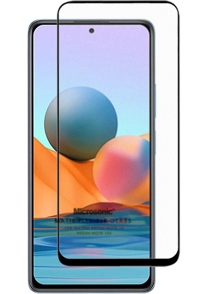 Xiaomi Redmi Note 10 Seramik Matte Flexible Ekran Koruyucu Siyah