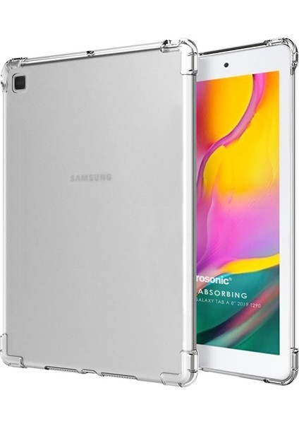 Samsung Galaxy Tab A 8" 2019 T290 Kılıf Shock Absorbing Şeffaf