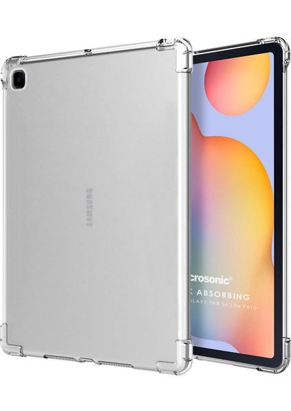 Samsung Galaxy Tab S6 Lite 10.4" P610 Kılıf Shock Absorbing Şeffaf