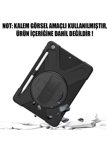 Apple iPad Mini 4 Kılıf (A1538-A1550) Heavy Defender Siyah modelleri