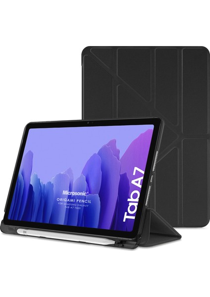 Samsung Galaxy Tab A7 10.4" T500 Kılıf Origami Pencil Siyah
