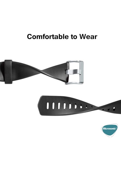 Fitbit Charge 2 Kordon, Silicone Sport Band Lacivert modelleri