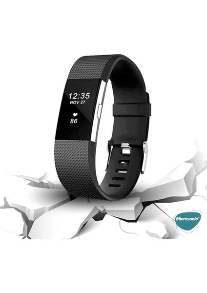 Fitbit Charge 2 Kordon, Silicone Sport Band Lacivert indirimleri