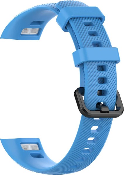 Huawei Honor Band 5 Kordon, Silicone Sport Band Mavi