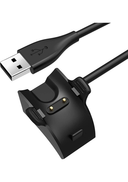 Huawei Band 4 Pro Manyetik USB Şarj Kablosu Siyah