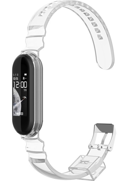 Xiaomi Mi Band 6 Kordon Transparent Clear Band Şeffaf