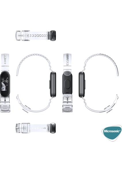 Xiaomi Mi Band 6 Kordon Transparent Clear Band Şeffaf fırsatları