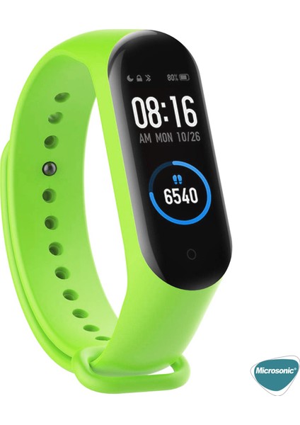 Xiaomi Mi Band 6 Silikon Kordon Yeşil
