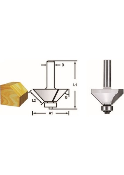 Makıta D-48717 Freze Bıçağı