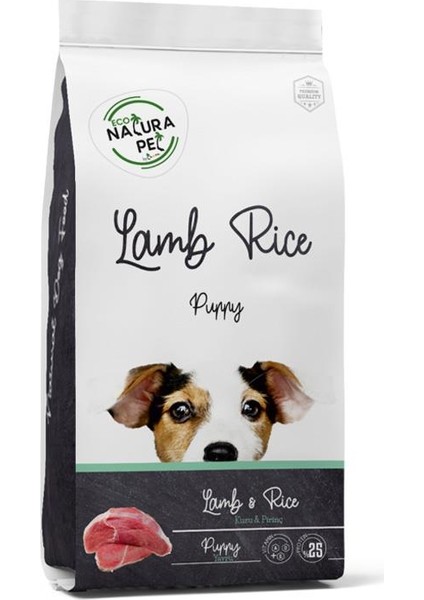 Eco Natura Kuzu Etli ve Pirinçli Yavru Köpek Maması 1.5 kg