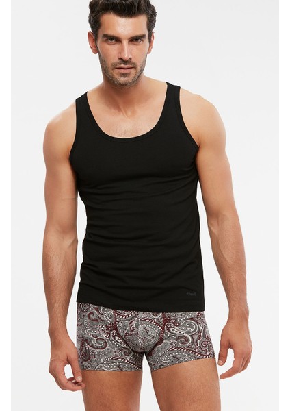 Erkek Penye Likra Scott Atlet 2 Li Siyah S-2xl