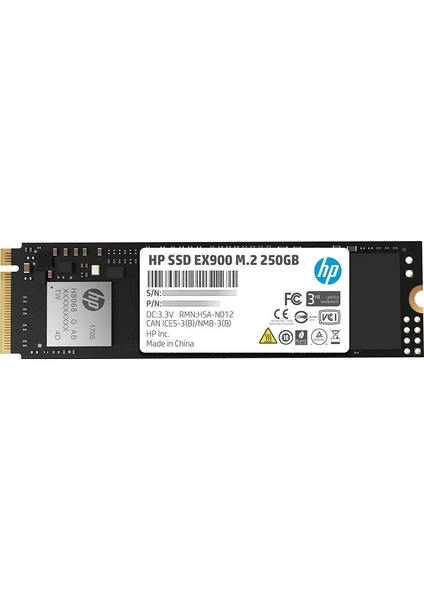 Hp EX900 250GB Pcıe 3.0 Nvme M.2 SSD 2YY43AA