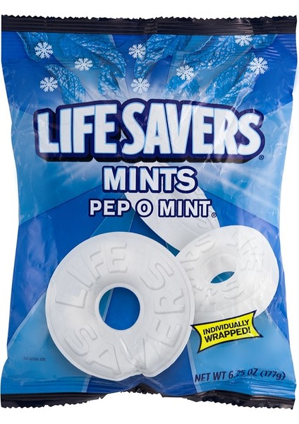 Lifesavers Pep O Mint Hard Candy Naneli Şekerleme 177 gr