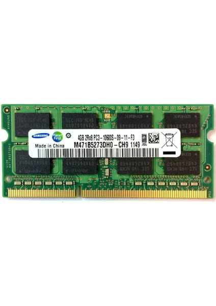 M471B5273DH0-CH9 4gb 2rx8 PC3-10600S-09-11-F3 1333 Mhz 1.5V Notebook Ram