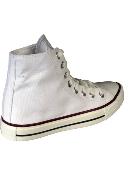 Yaz Kış Kadın Beyaz Bilekli Keten Spor Ayakkabı fırsatları