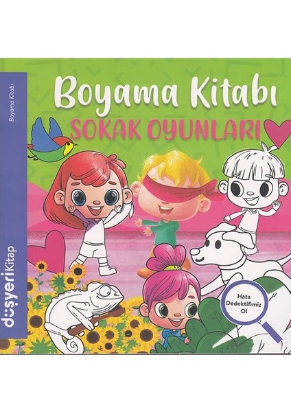 Boyama Kitabı Sokak Oyunları - Düşyeri Kitap
