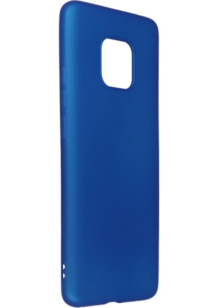 Huawei Mate 20 Pro Kılıf Yumuşak Dokulu Silikon Mavi
