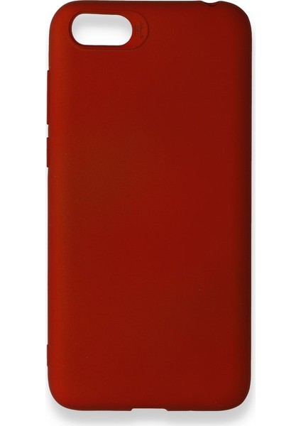 Huawei Y5 2018 Kılıf Yumuşak Dokulu Silikon Bordo