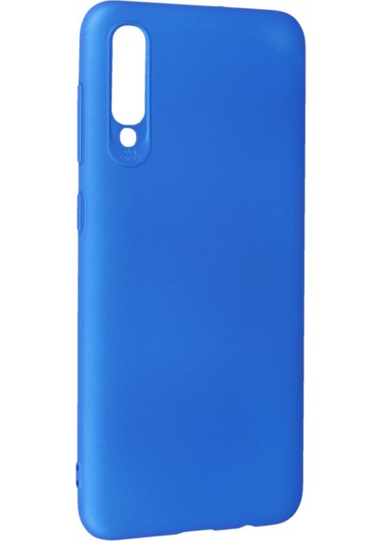 Samsung Galaxy A50 Kılıf Yumuşak Dokulu Silikon Mavi