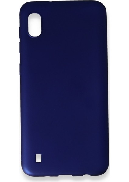 Samsung Galaxy A10 Kılıf Yumuşak Dokulu Silikon Lacivert