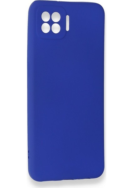 Oppo A73 Kılıf Yumuşak Dokulu Silikon + Ekran Koruyucu Cam Mavi fiyatları