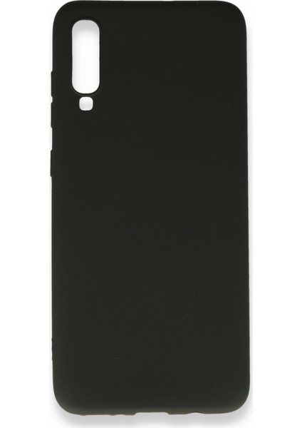 Samsung Galaxy A70 Kılıf Yumuşak Dokulu Silikon Siyah