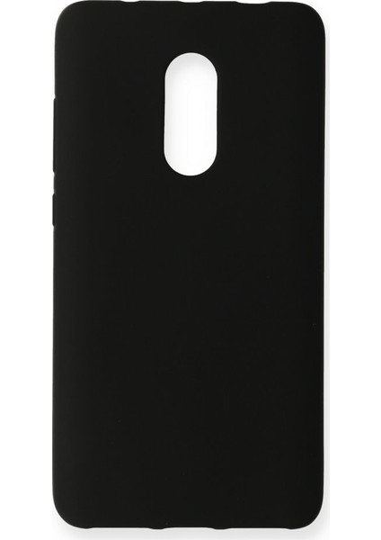 Xiaomi Redmi Note 4 Kılıf Yumuşak Dokulu Silikon + Ekran Koruyucu Cam Siyah