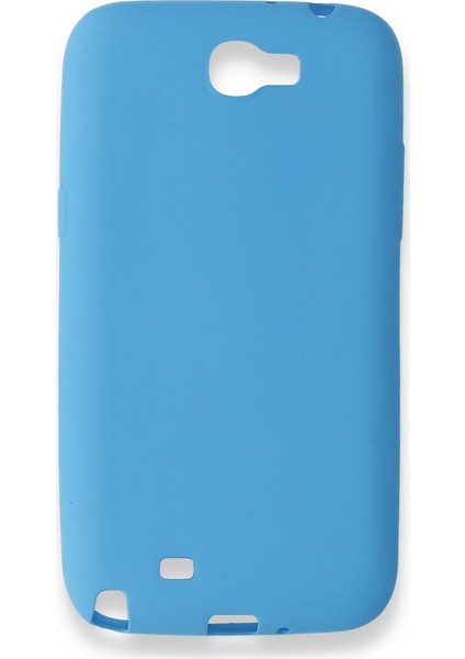 Samsung Galaxy Note 2 / N7100 Kılıf Yumuşak Dokulu Silikon Lila