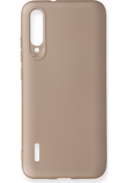 Xiaomi Mi A3 Kılıf Yumuşak Dokulu Silikon Rose Gold